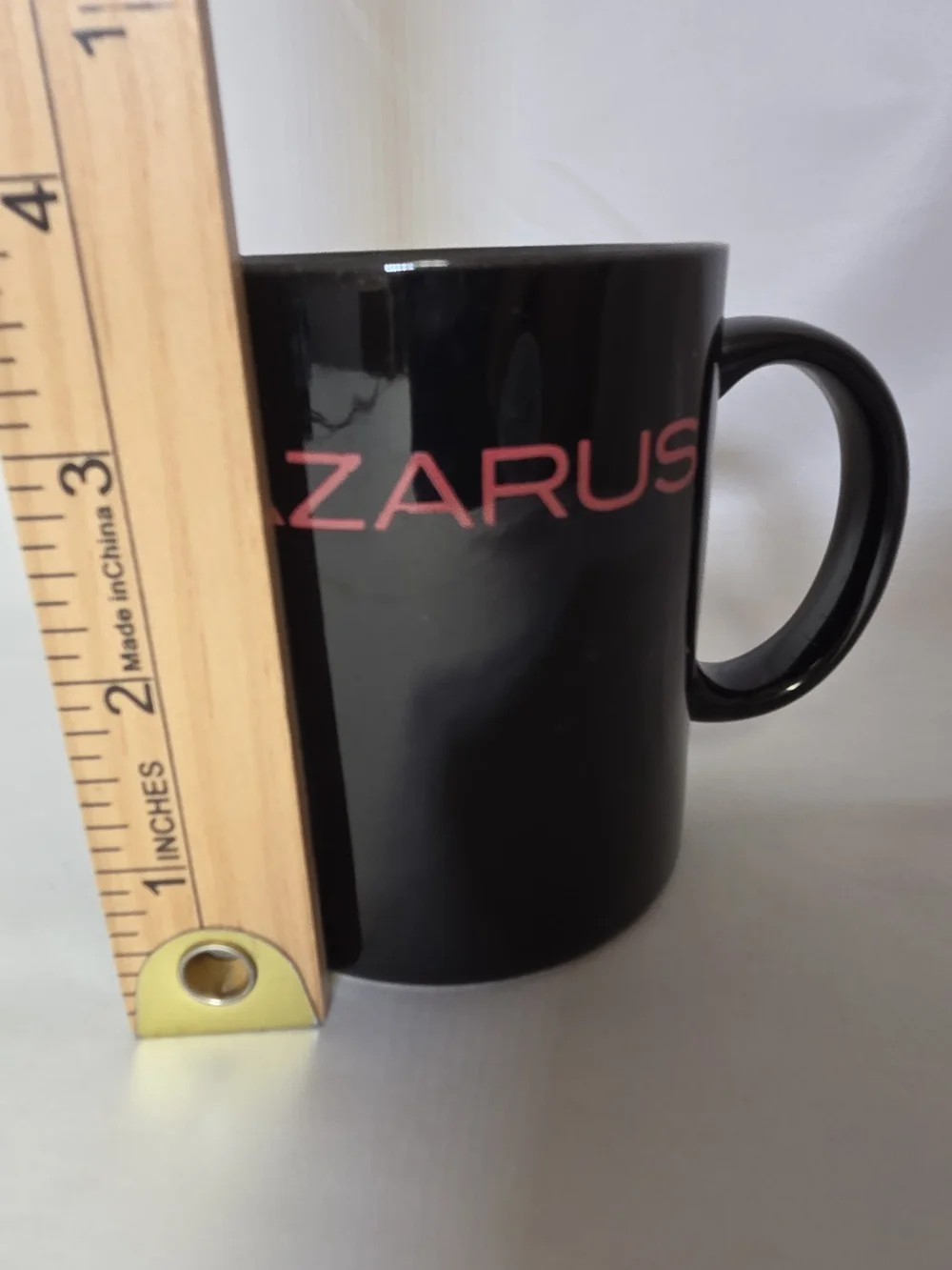 Vintage Lazarus Black Ceramic Coffee Mug‎